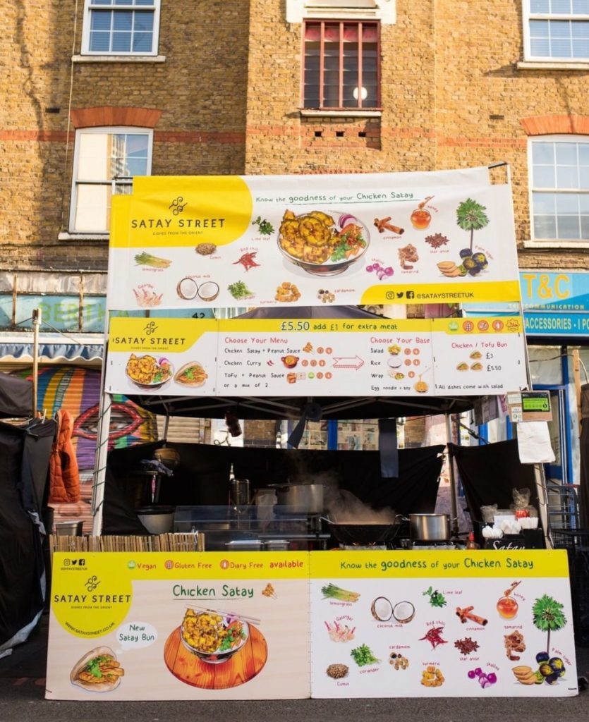 Satay Street stall